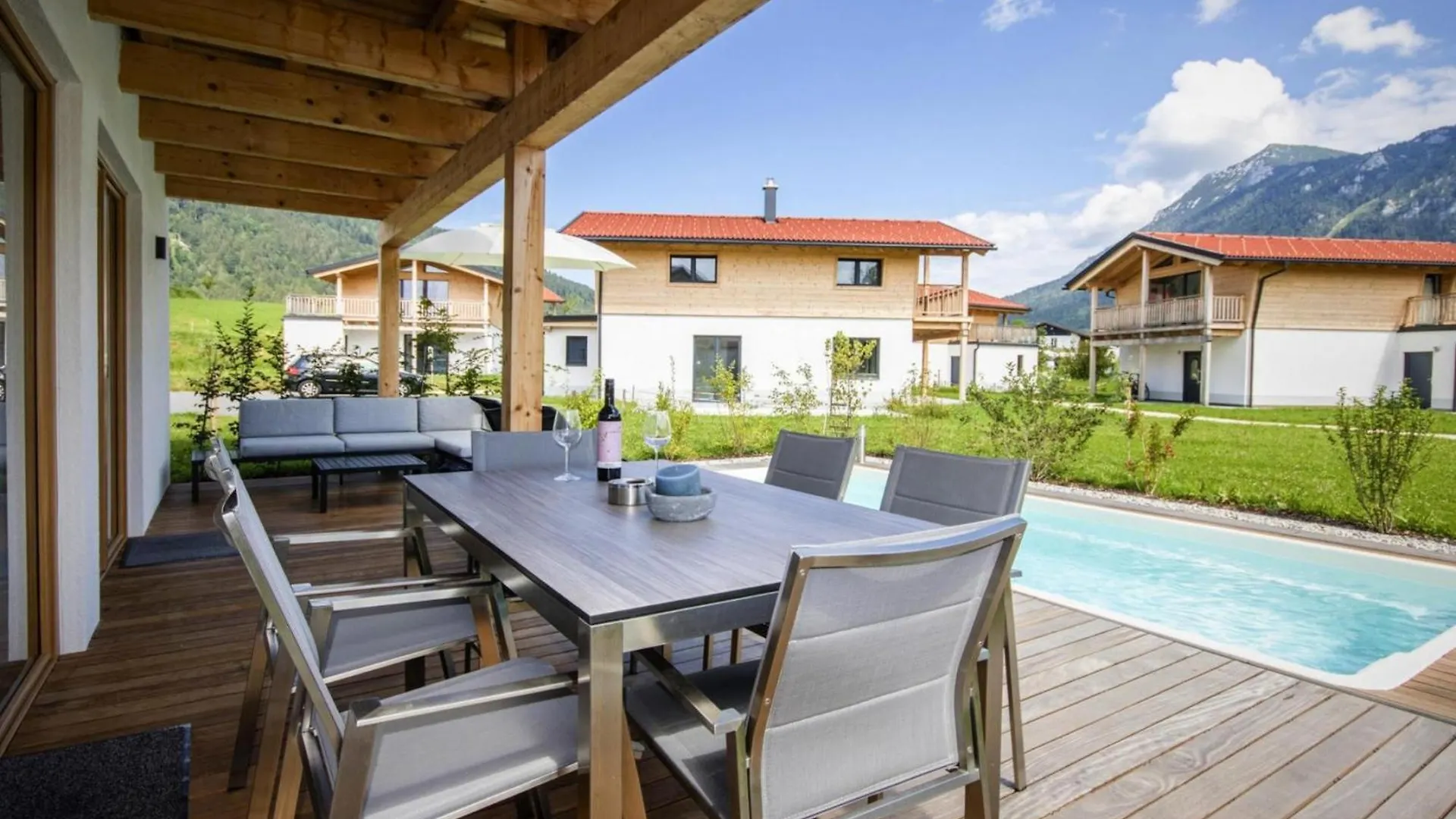 Alpehytte Bergchalet Falkenstein, Inzell, Cleaning Included Tyskland